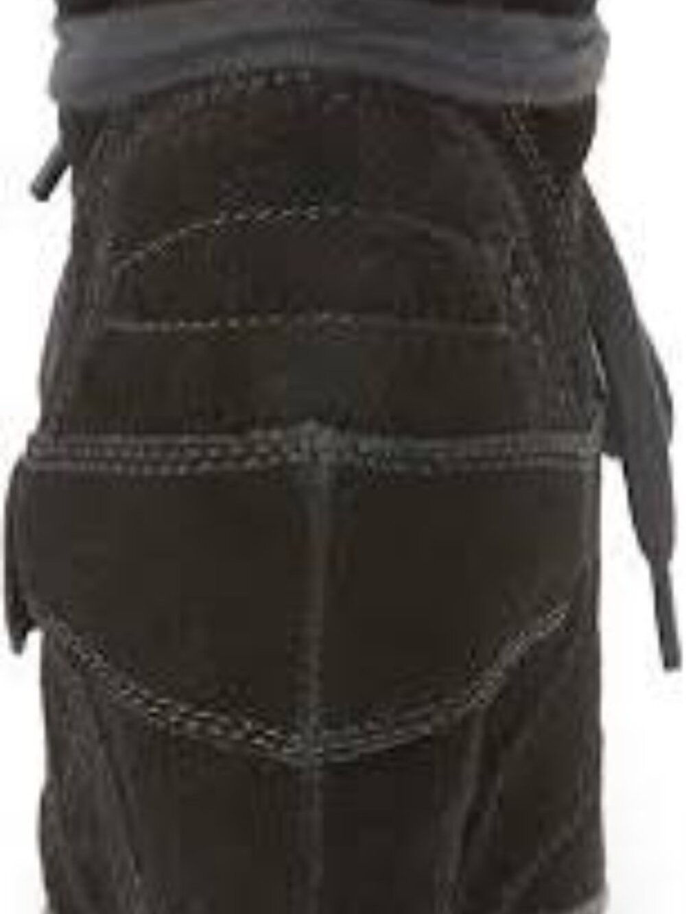 Ash Bowie Wedge High Top Sneakers Size: 38 black suede NWT - Picture 6 of 15